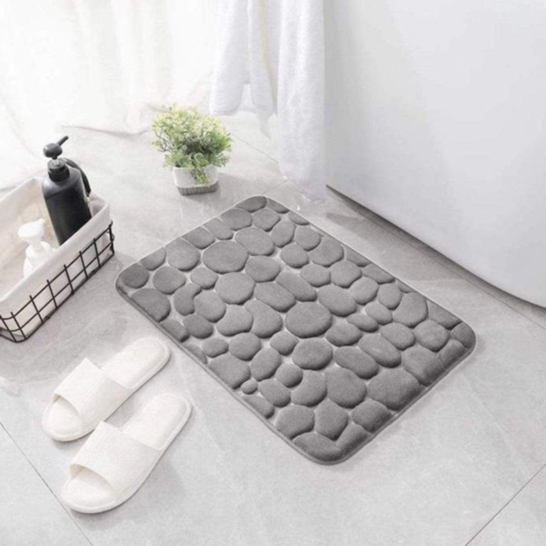 Tapis Pavé | Tapis de Salle de Bain Antidérapant & à Séchage Rapide