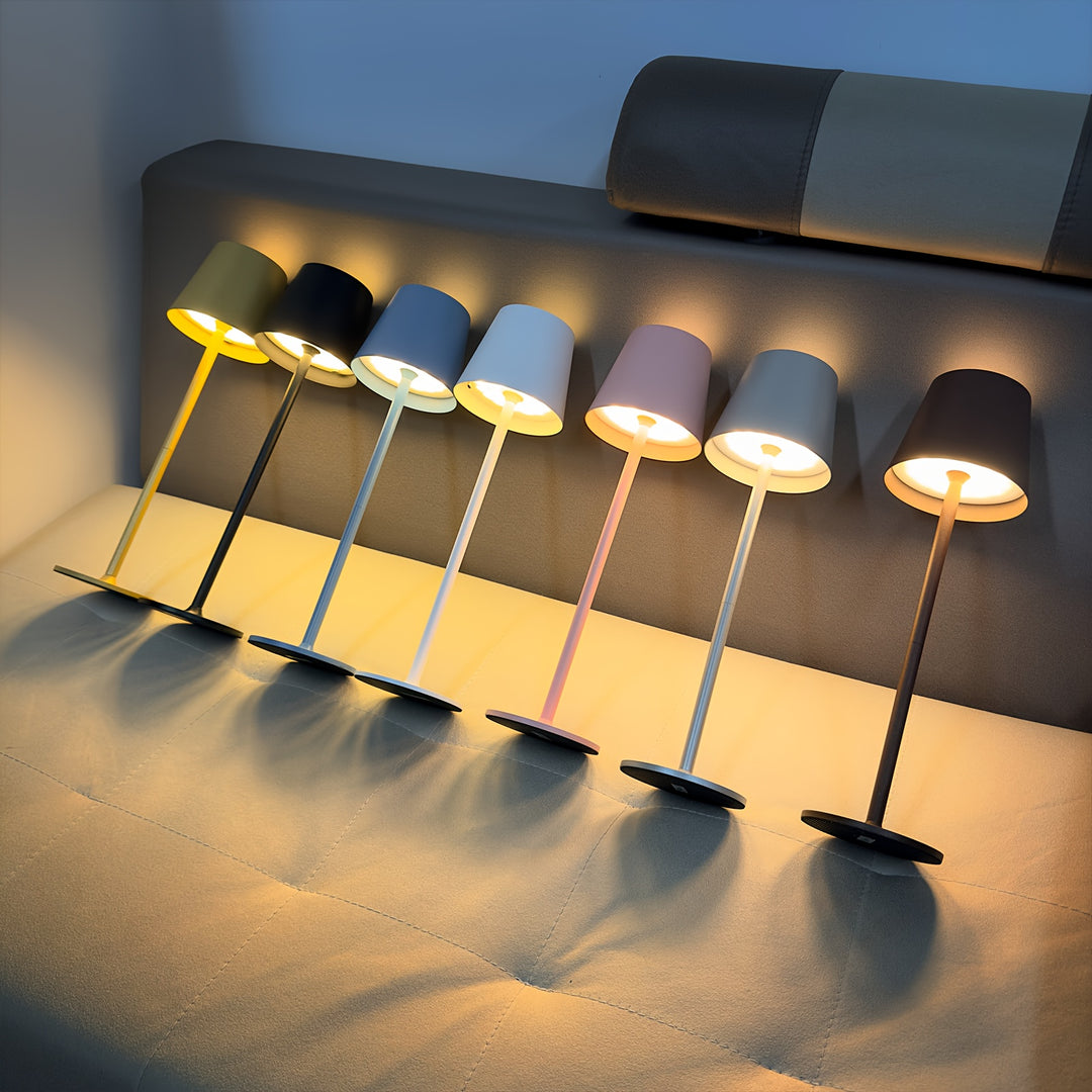 Lampe de table sans fil moderne | Dimmable et rechargeable avec 3 températures de couleur