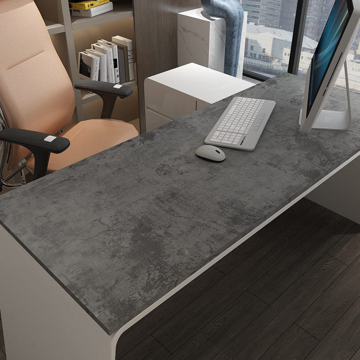 Ciment Gris Foncé | Papier Peint PVC Autocollant Noir