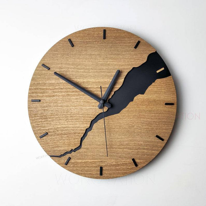 Wooden Luxury Clock | Timeless Wall Clock Made of High-Quality Wood | Elegant &amp; Stylish Design