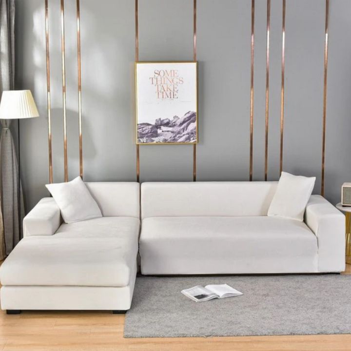 Housse universelle pour canapé | Élastique et résistant aux taches | Pour canapés 1 à 4 places