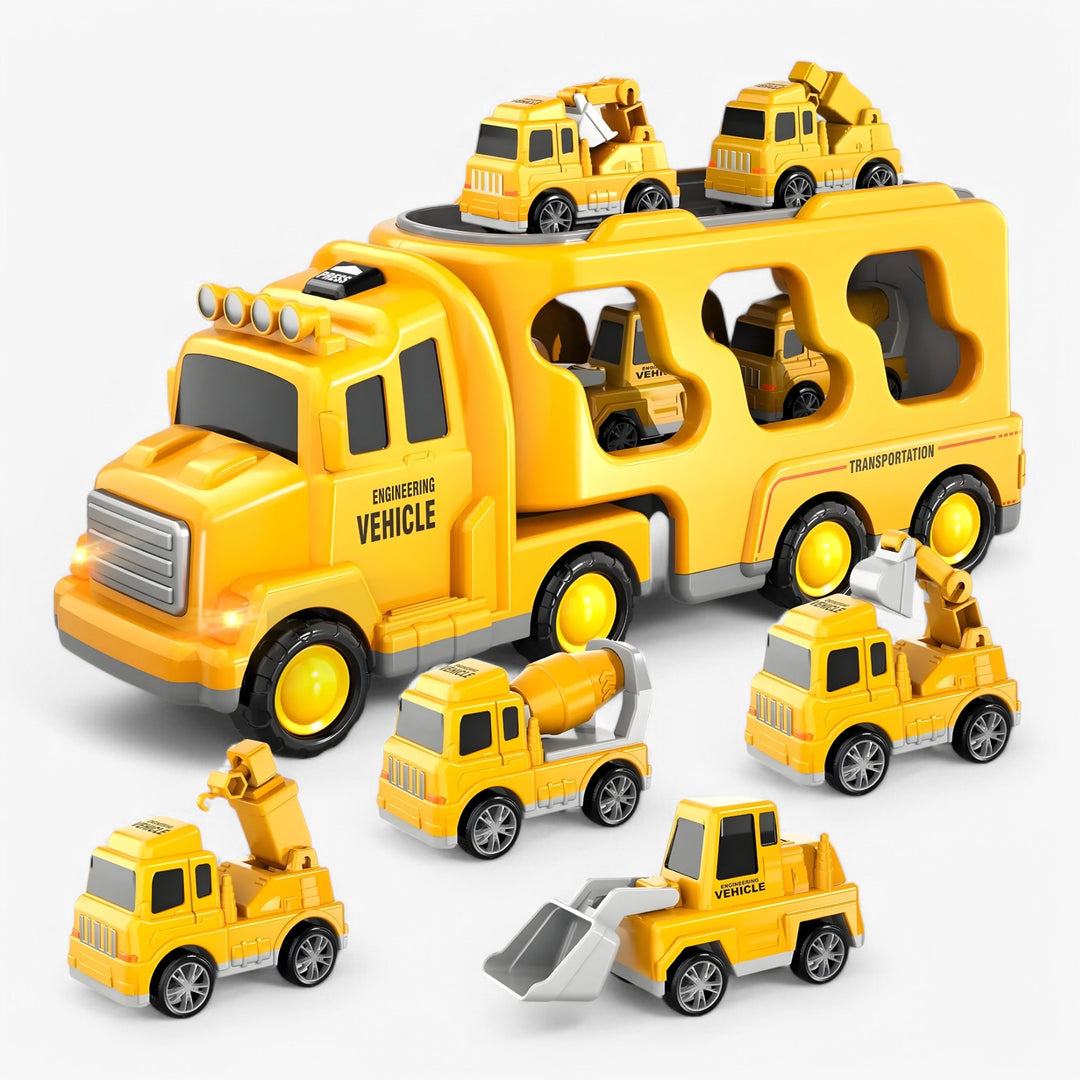 WonderWheels™ | Camion de ville magique pour voiture | Lumière, musique et double espace de jeu