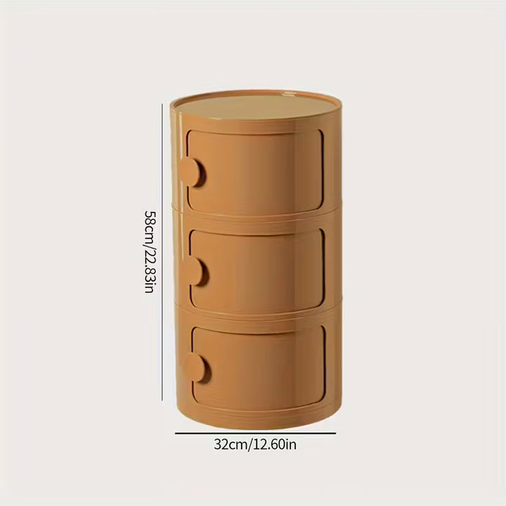 FlexiStore™ Multifunctioneel Nachtkastje | Draagbare Opbergkast met Lade