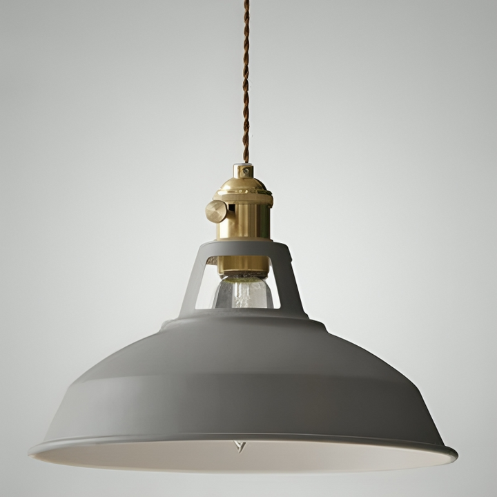 Lampe suspendue rétro industrielle | Lampe métallique à 1 lumière | Pour salon, cuisine et restaurant
