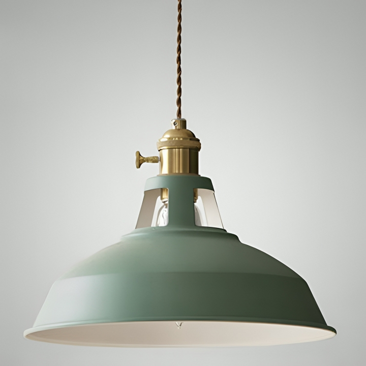 Lampe suspendue rétro industrielle | Lampe métallique à 1 lumière | Pour salon, cuisine et restaurant