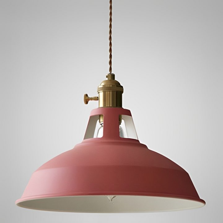 Lampe suspendue rétro industrielle | Lampe métallique à 1 lumière | Pour salon, cuisine et restaurant