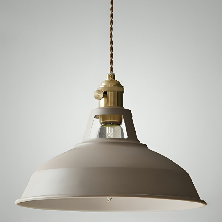 Lampe suspendue rétro industrielle | Lampe métallique à 1 lumière | Pour salon, cuisine et restaurant