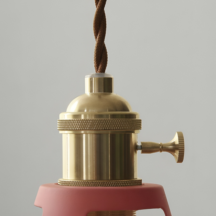 Lampe suspendue rétro industrielle | Lampe métallique à 1 lumière | Pour salon, cuisine et restaurant