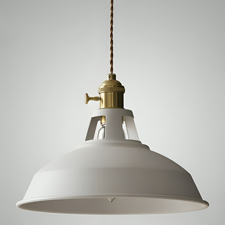 Lampe suspendue rétro industrielle | Lampe métallique à 1 lumière | Pour salon, cuisine et restaurant