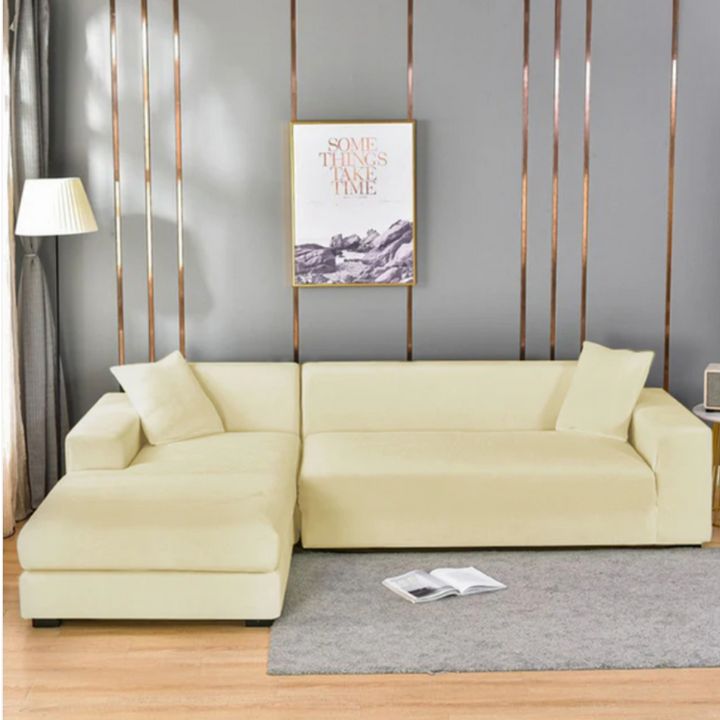 Housse universelle pour canapé | Élastique et résistant aux taches | Pour canapés 1 à 4 places