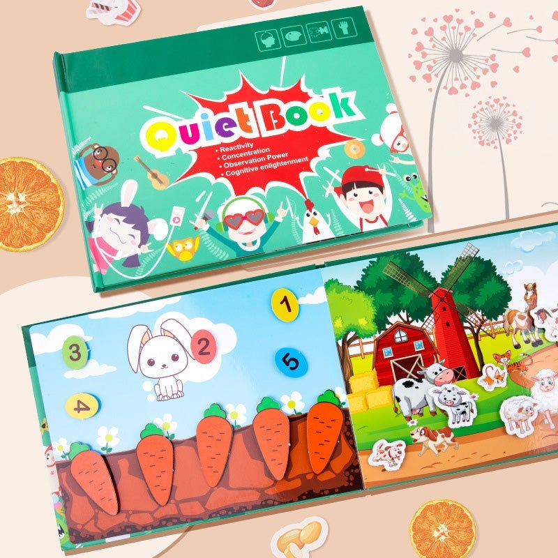 BusyBook™ Educatief Peuterboek | Speel- & Leerboek voor Motoriek, Logica & Herkennen