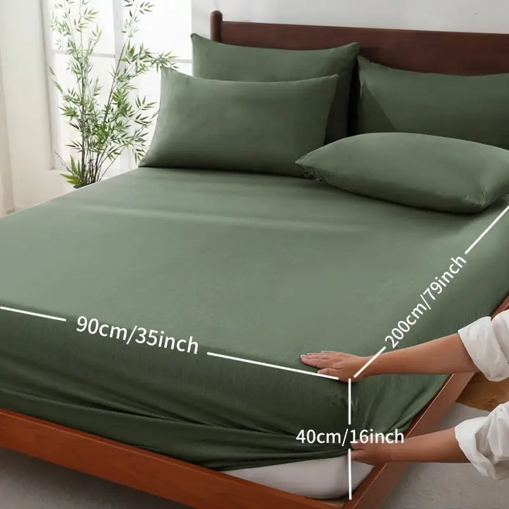 Drap-housse rafraîchissant en bambou | Ultra-doux | Respirant et lavable en machine