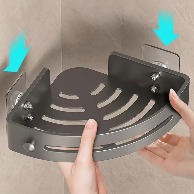 Self-adhesive bathroom shelves without drilling | Set of 2