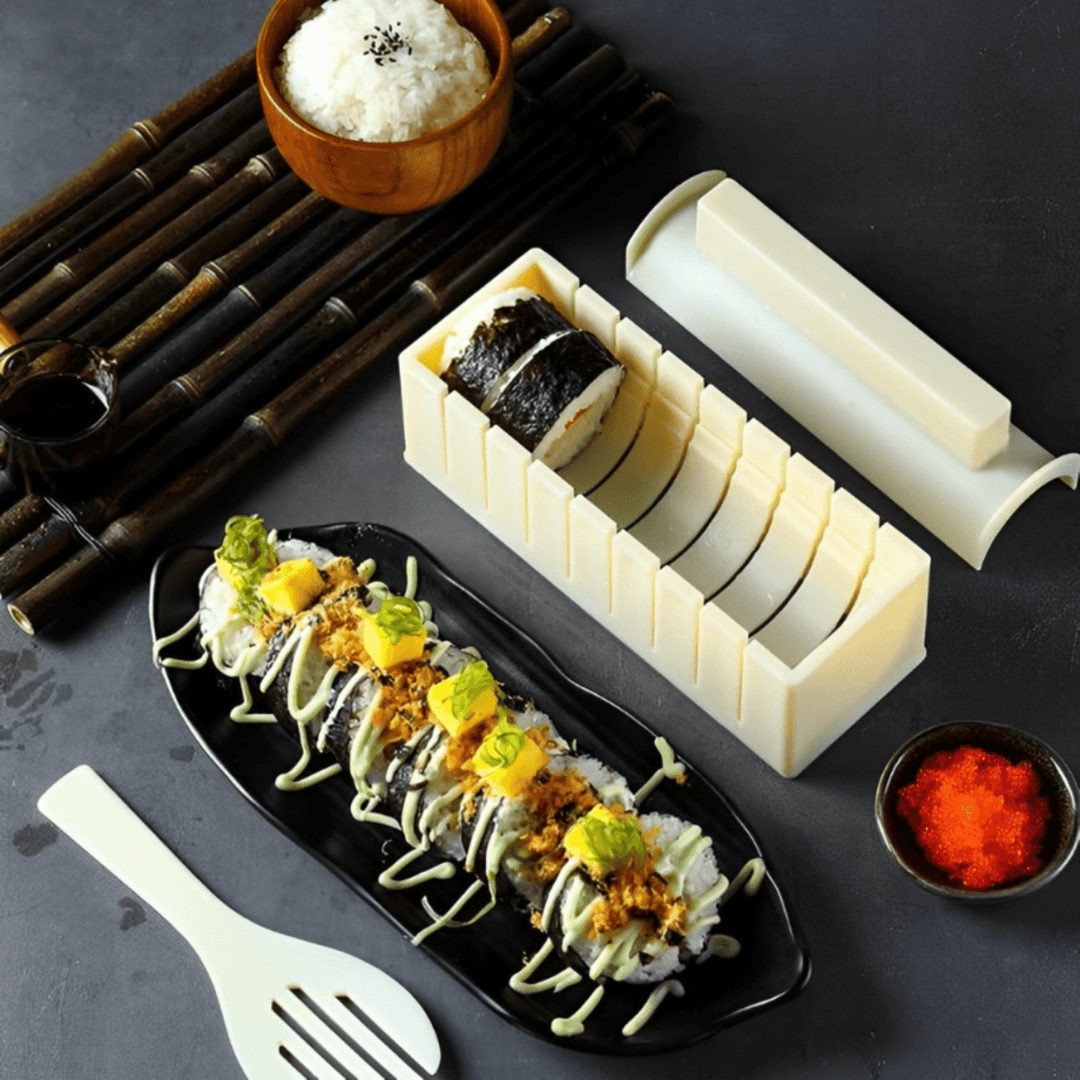 Kit EasySushi | Préparez Vous-Même des Sushis Parfaits à la Maison | Kit Complet de Fabrication de Sushi DIY