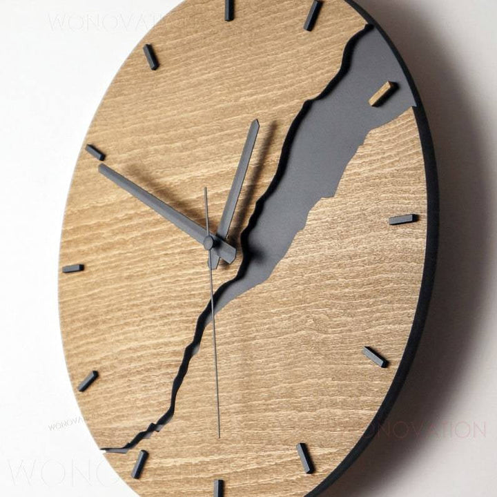 Wooden Luxury Clock | Timeless Wall Clock Made of High-Quality Wood | Elegant &amp; Stylish Design