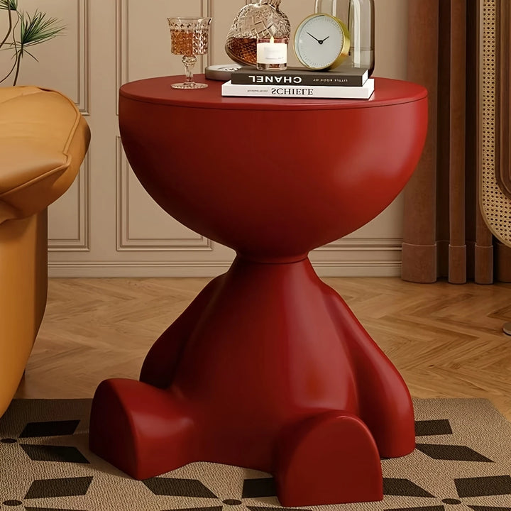 Otto Moderne Zwarte Opbergpoef | Stijlvol & Stevig met Rond Deksel