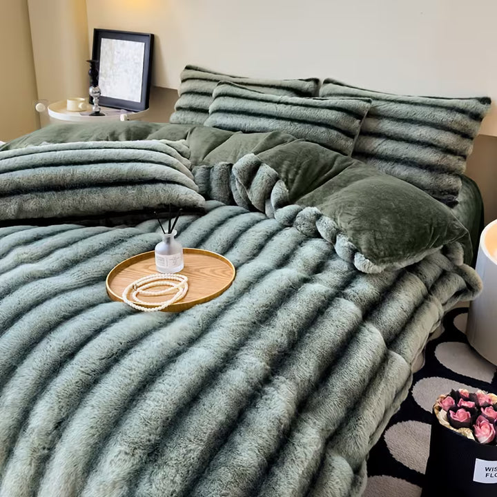 WinterLuxe™ Ensemble de literie en velours de lait 4 pièces | 200cm * 230cm