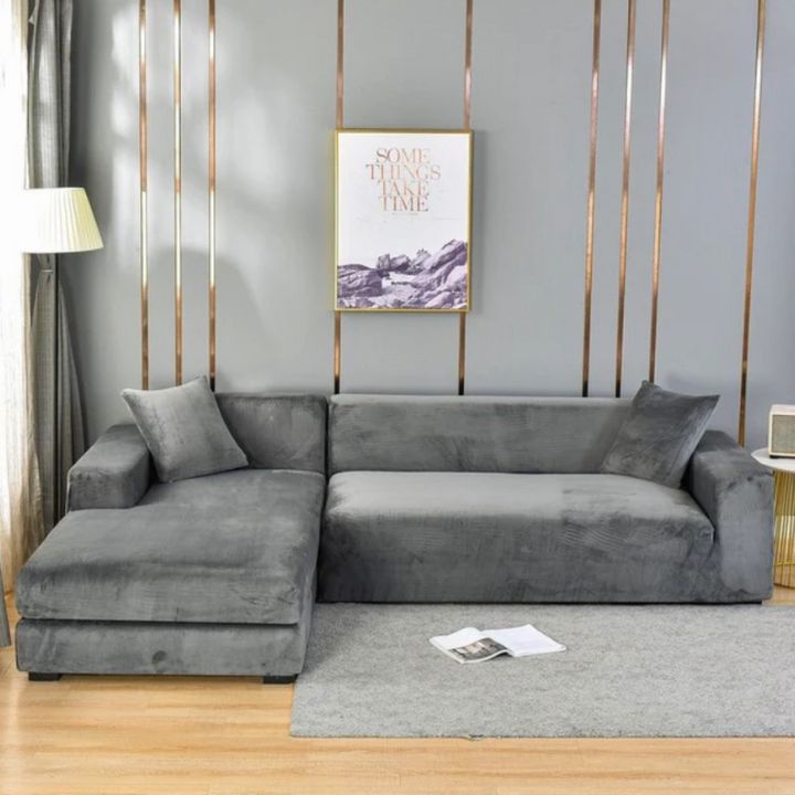 Housse universelle pour canapé | Élastique et résistant aux taches | Pour canapés 1 à 4 places