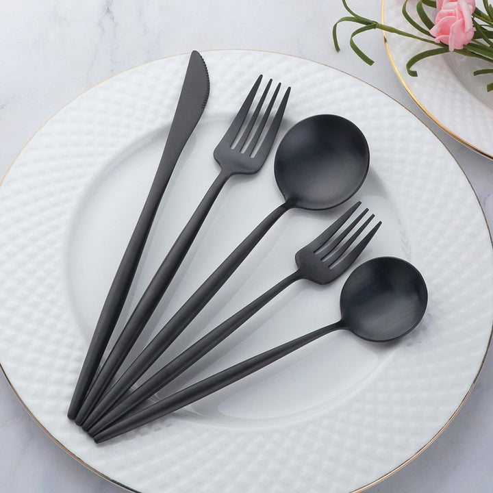 Spain Cutlery Set | Luxury 16- or 20-Piece Stainless Steel Set – Modern &amp; Elegant Design