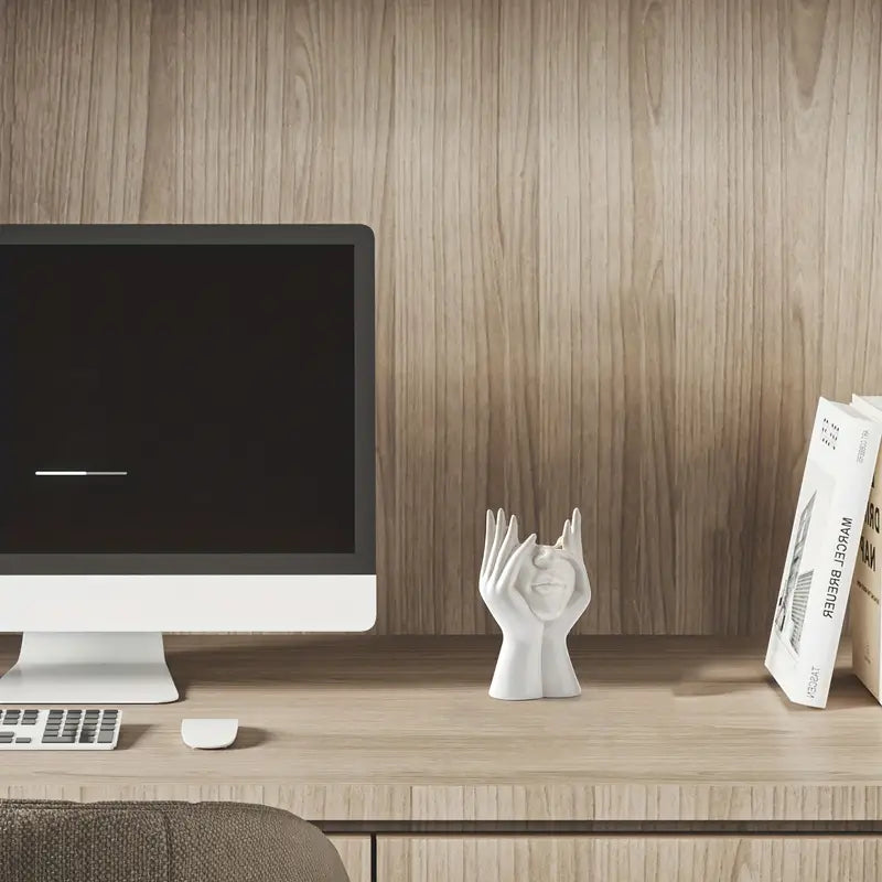 Vase abstrait en céramique | Design moderne avec visage