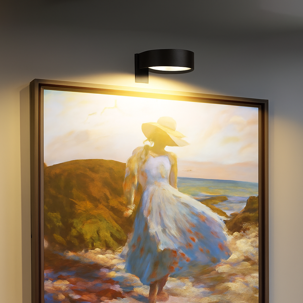 Éclairage de tableau LED avec fixation magnétique | Dimmable | Lumière blanche chaude et froide