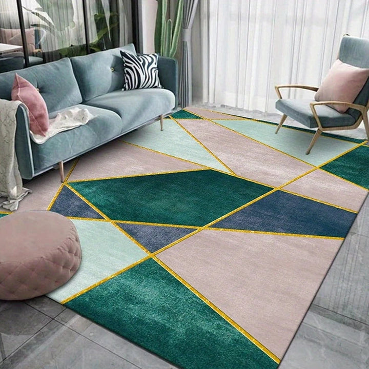 Tapis épais antidérapant | Lavable et adapté pour salon et chambre à coucher