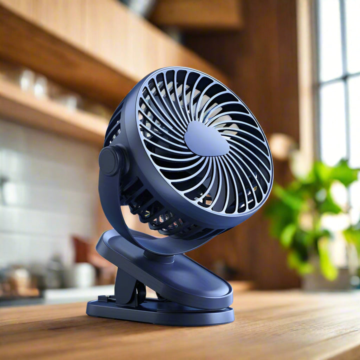 Ventilateur BreezeClip | Ventilateur portable à clip avec batterie rechargeable USB