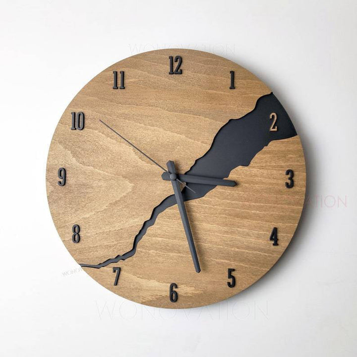 Wooden Luxury Clock | Timeless Wall Clock Made of High-Quality Wood | Elegant &amp; Stylish Design