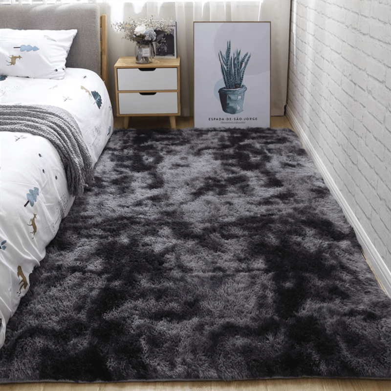 Tapis en peluche douce | Tapis moderne avec dessous antidérapant | 80×200 cm