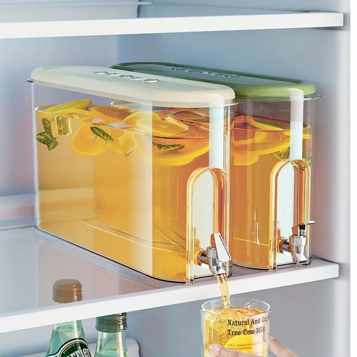 Grande carafe d'eau avec robinet | 4 litres | Transparent et étanche