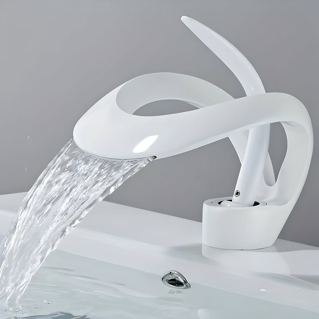 AquaGleam™ Robinet de salle de bain – Design minimaliste avec commande monocommande