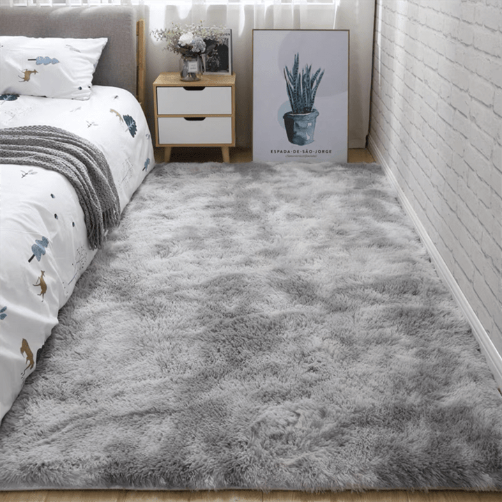 Tapis en peluche douce | Tapis moderne avec dessous antidérapant | 80×200 cm