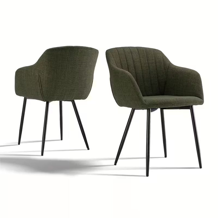 Chaise de salle à manger de luxe avec accoudoirs | Design confortable et élégant