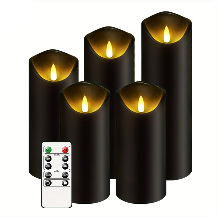 Ensemble de bougies LED sans flamme | Éclairage d'ambiance sûr pour les fêtes et la décoration