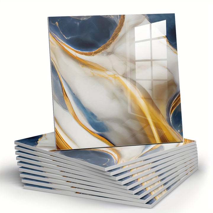 MarbleStick | Carreaux Muraux Autocollants Imitation Marbre – 10 Pièces