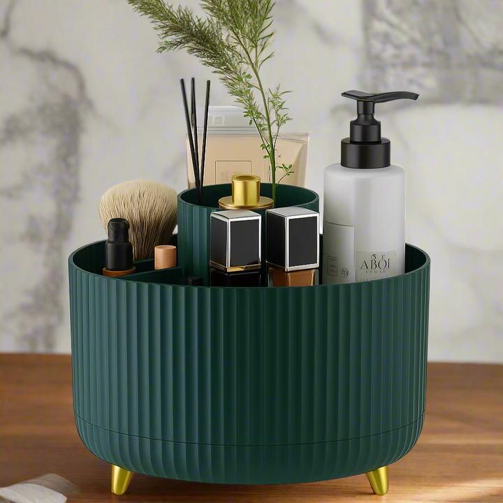 Organisateur de maquillage LoraLuxe™ – Boîte de beauté en acrylique transparente