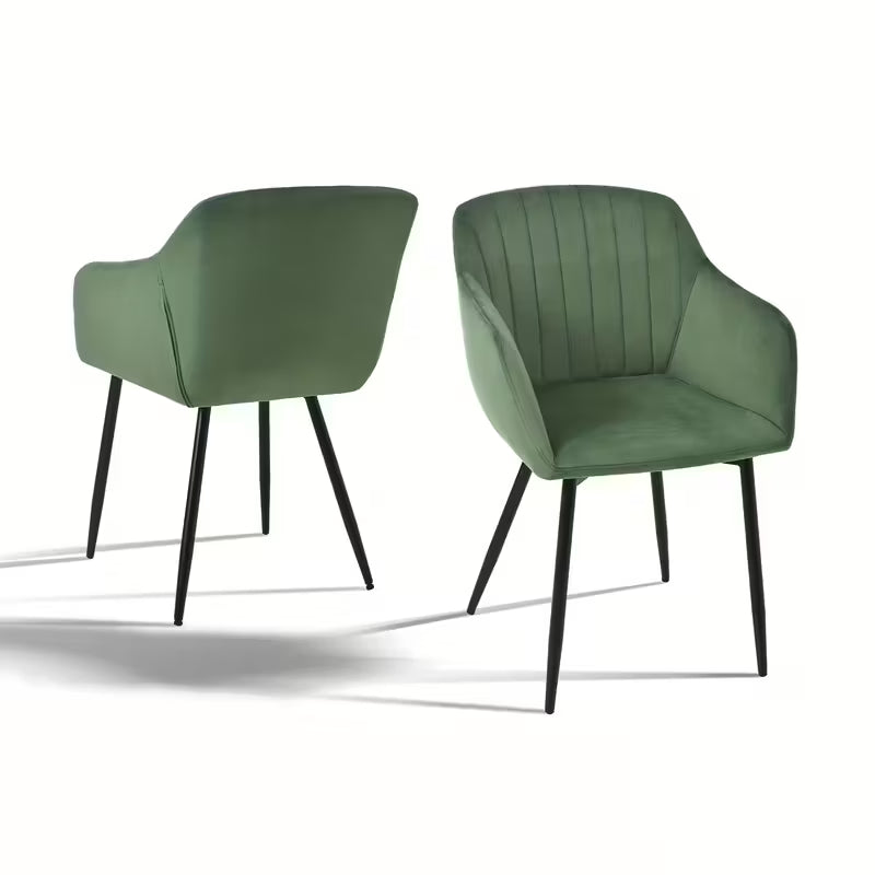 Chaise de salle à manger de luxe avec accoudoirs | Design confortable et élégant