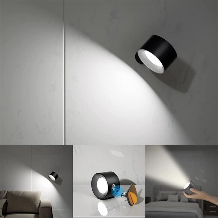Flexilight Lampe de Bureau 360° | Sans Fil | Rechargeable par USB | 3 Modes d'Éclairage
