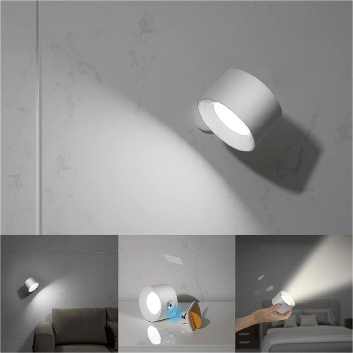 Flexilight Lampe de Bureau 360° | Sans Fil | Rechargeable par USB | 3 Modes d'Éclairage