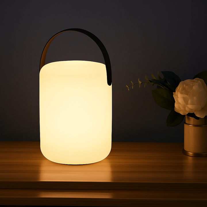 LunaGlow | Wireless LED Table Lamp with Remote Control &amp; Rechargeable Battery