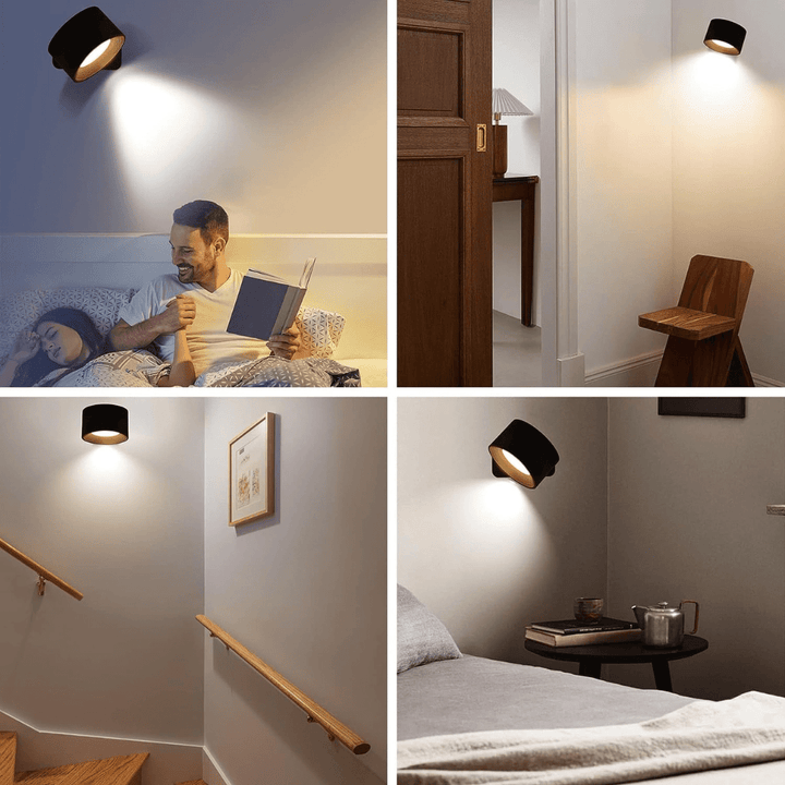 Flexilight Lampe de Bureau 360° | Sans Fil | Rechargeable par USB | 3 Modes d'Éclairage