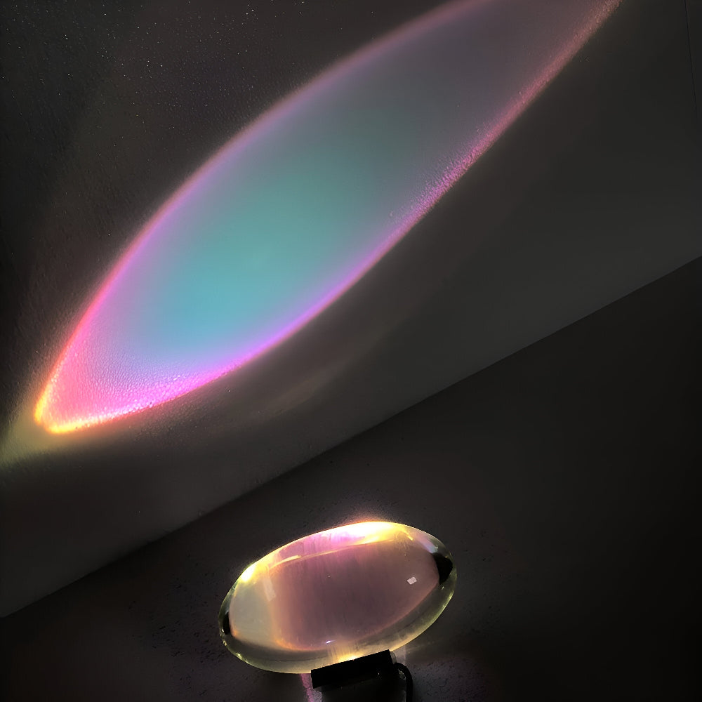 Lampe EyeSparkle™ Kristal Prisma | Effet de Couleur Magique & Éclairage d'Ambiance LED