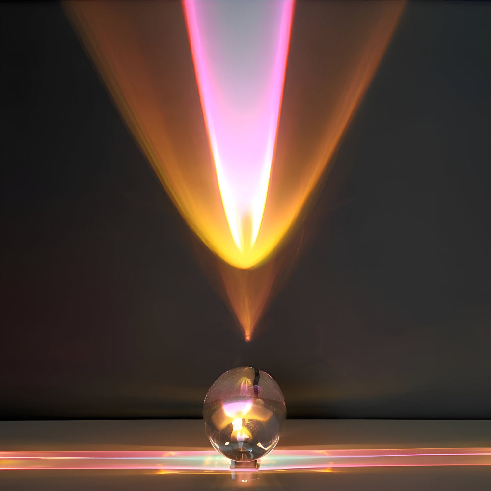 Lampe EyeSparkle™ Kristal Prisma | Effet de Couleur Magique & Éclairage d'Ambiance LED