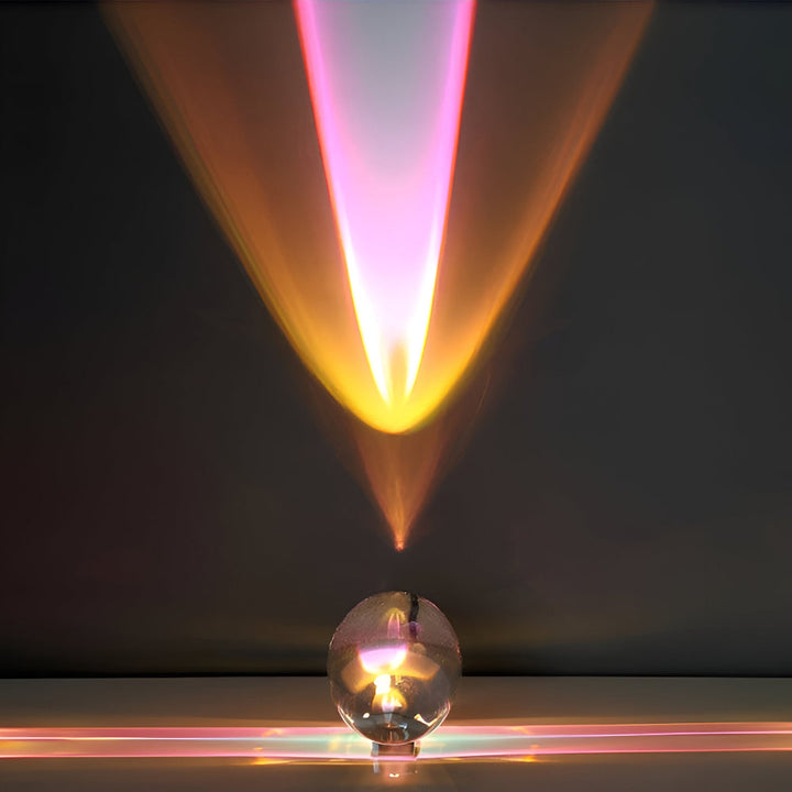 Lampe EyeSparkle™ Kristal Prisma | Effet de Couleur Magique & Éclairage d'Ambiance LED