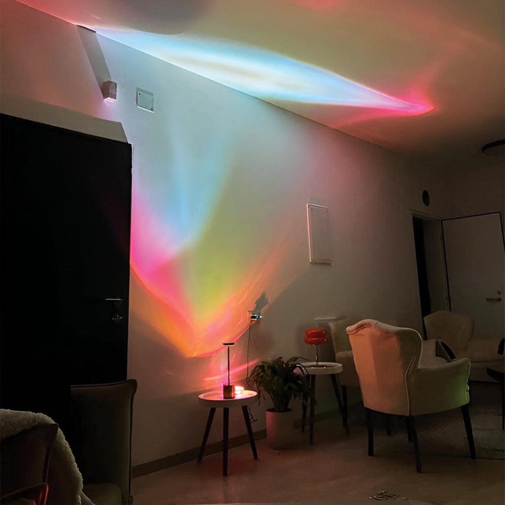Lampe EyeSparkle™ Kristal Prisma | Effet de Couleur Magique & Éclairage d'Ambiance LED