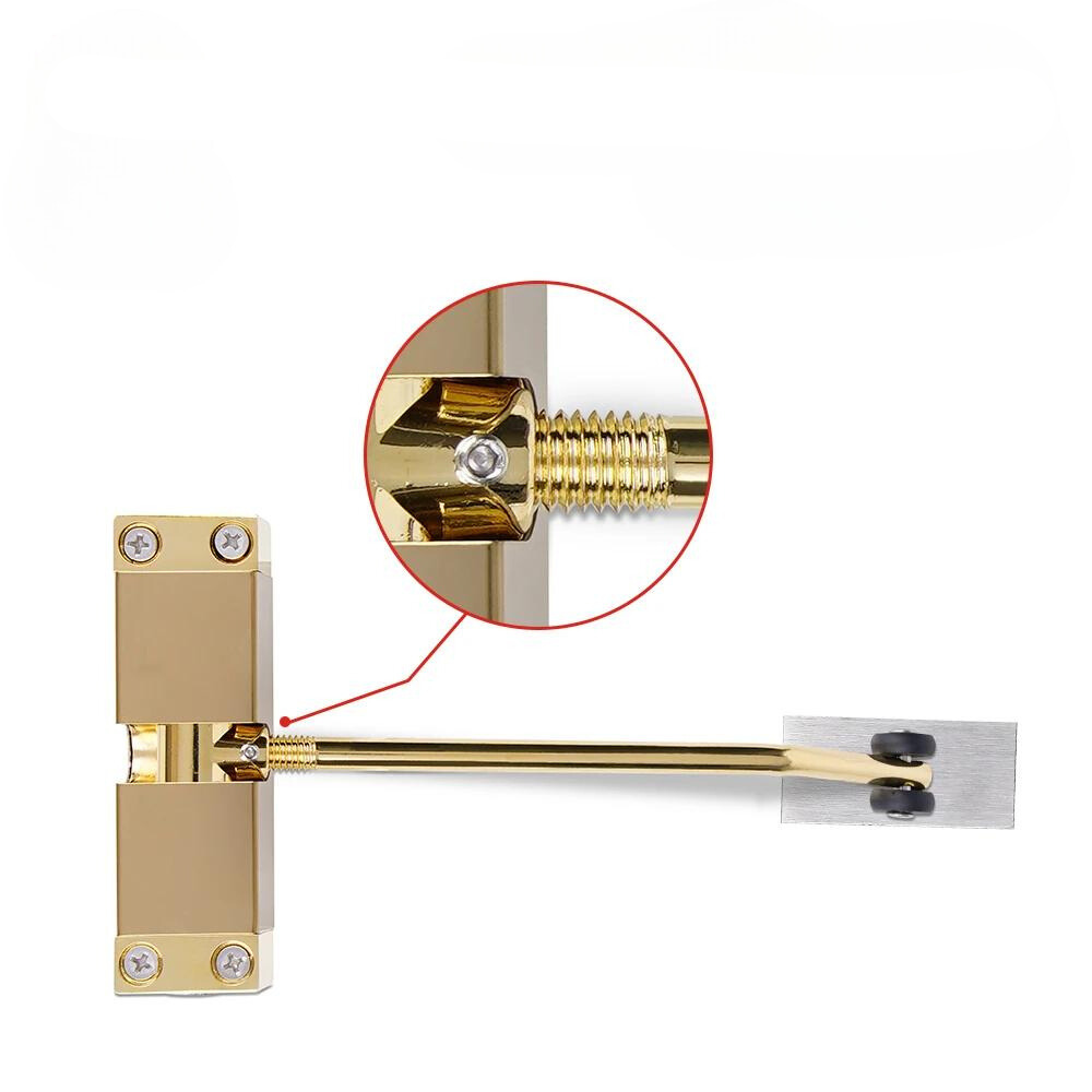 Charnières de porte en acier inoxydable | Réglables & Finition de luxe en noir, argent ou or