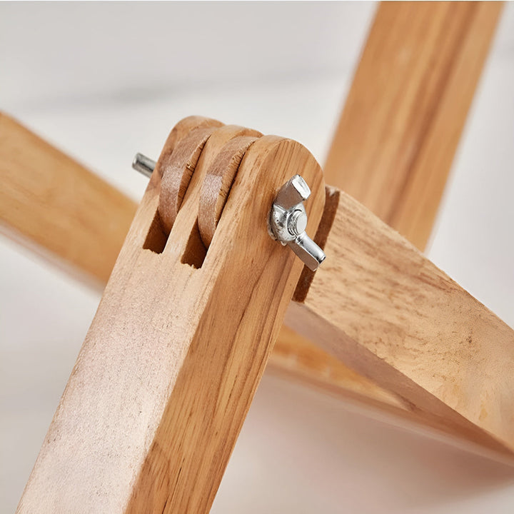 WoodMan™ Lampe de Table en Bois Flexible | Design Flexible & Porte-livre
