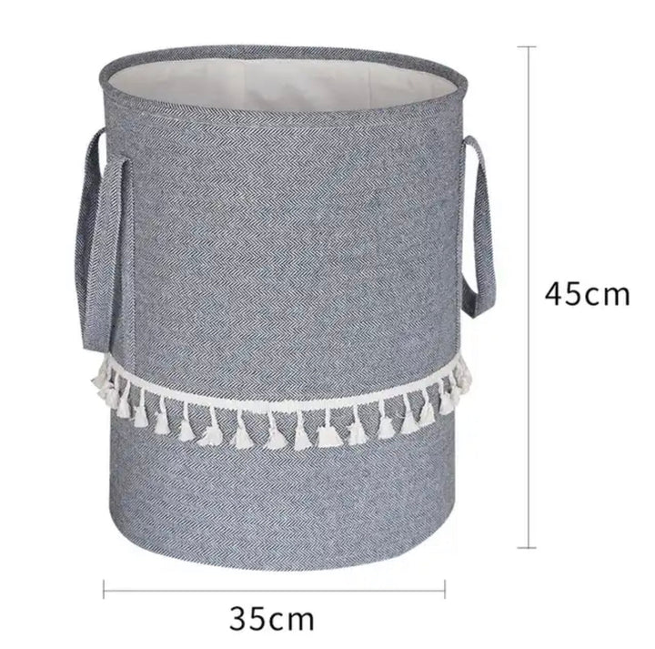 Cottage Chic panier à linge pliable | Rangement élégant pour le linge, les jouets et plus encore