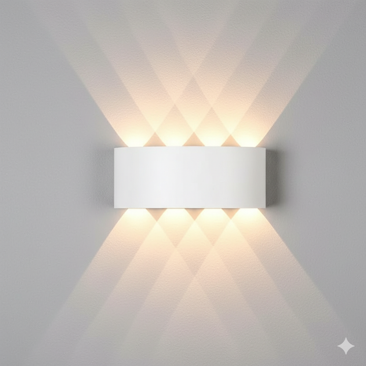 LUMOS | Applique murale LED moderne | Économique en énergie | Convient pour intérieur et extérieur