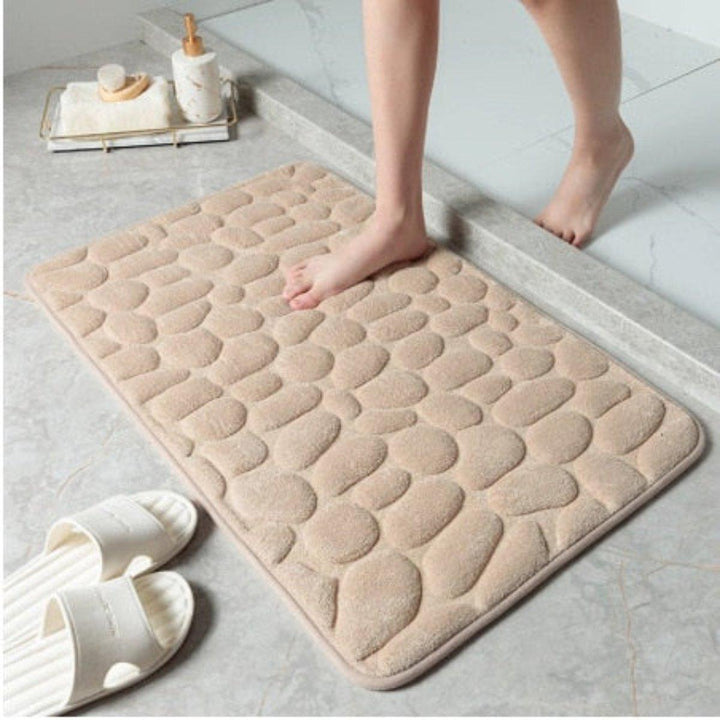 Tapis Pavé | Tapis de Salle de Bain Antidérapant & à Séchage Rapide